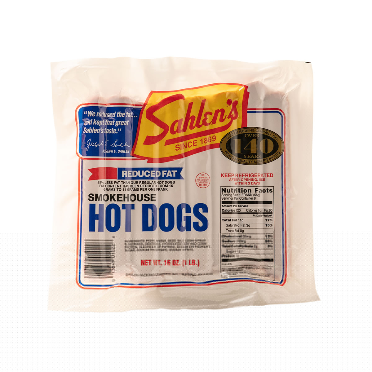 Reduced Fat Hot Dogs